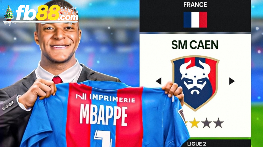 Mbappe mua lại Caen trong tháng 9 vừa qua.